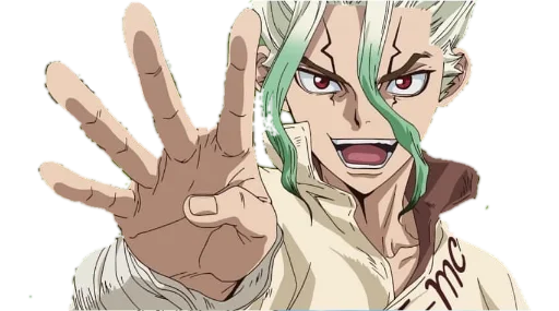 4⃣ Стикер «Dr.Stone» для Telegram