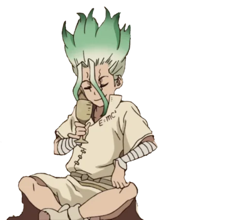 🍷 Стикер «Dr.Stone» для Telegram