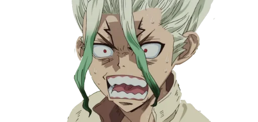 😤 Стикер «Dr.Stone» для Telegram