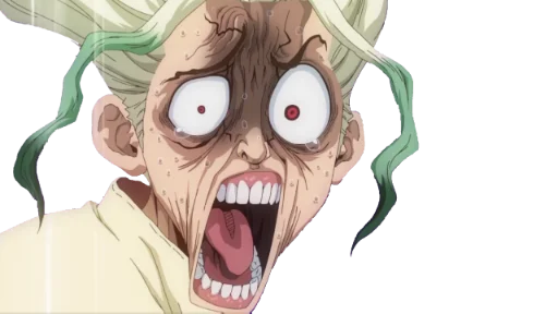 😨 Стикер «Dr.Stone» для Telegram