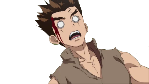 😵 Стикер «Dr.Stone» для Telegram