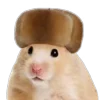 Стикер 2 Хомяк В Шляпе