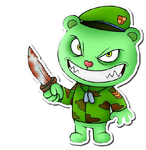 Стикерпак Веселые лесные друзья для Telegram