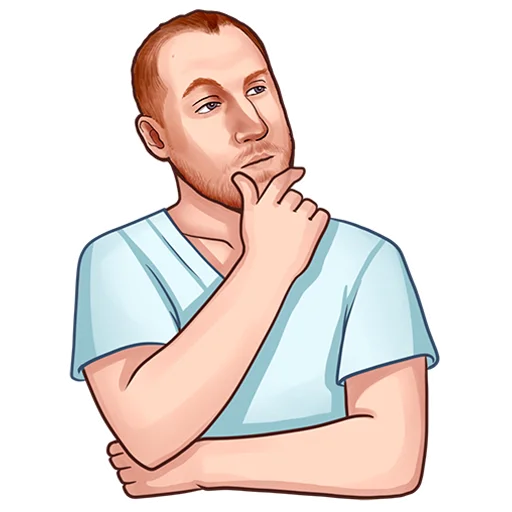 🤔 Стикер «Dr.Volberg» для Telegram