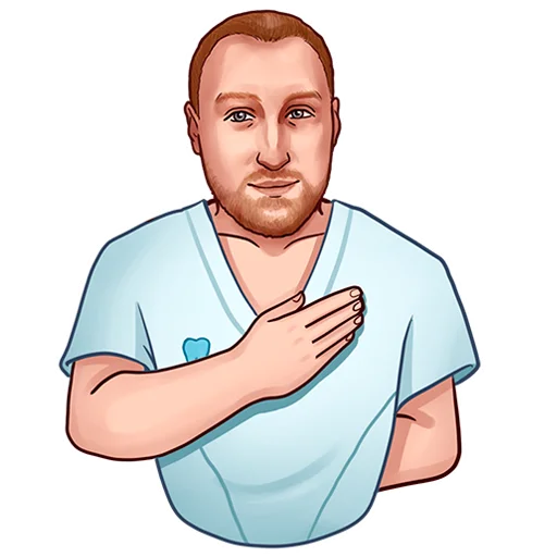 🤝 Стикер «Dr.Volberg» для Telegram