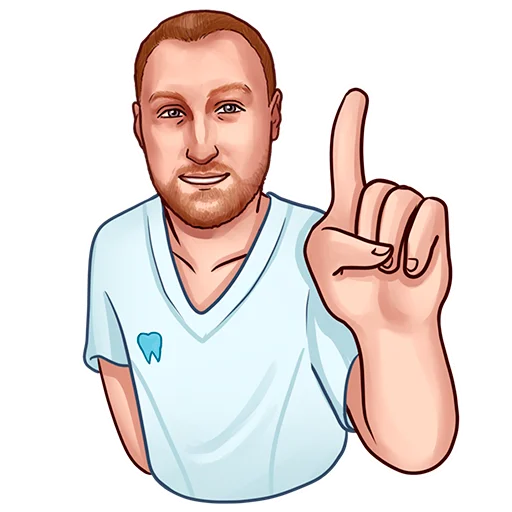 ☝️ Стикер «Dr.Volberg» для Telegram