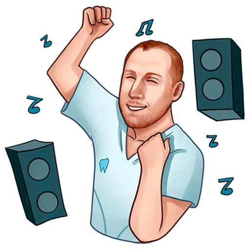 🤩 Стикер «Dr.Volberg» для Telegram