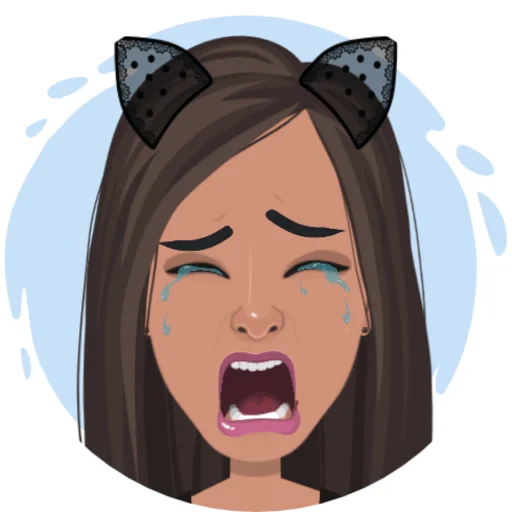 😥 Стикер «DARIA S VIP» для Telegram