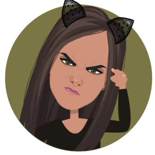 🤬 Стикер «DARIA S VIP» для Telegram
