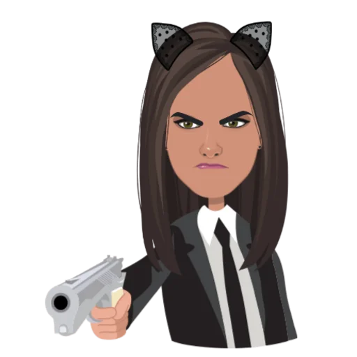 🔫 Стикер «DARIA S VIP» для Telegram