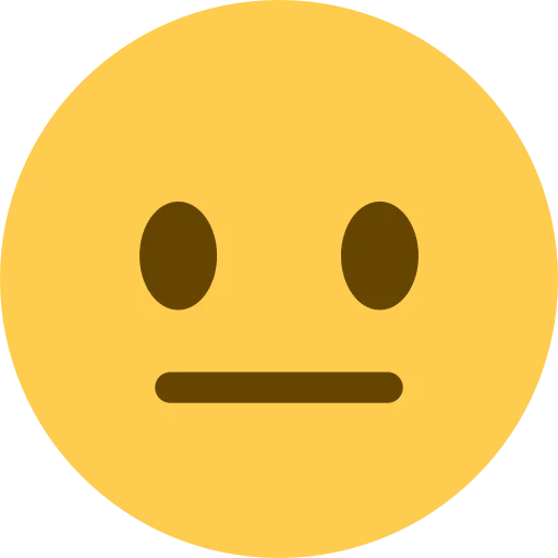😐 Стикер «Twemoji [Discord & Twitter]» для Telegram