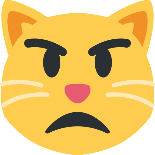 😾 Стикер «Twemoji [Discord & Twitter]» для Telegram