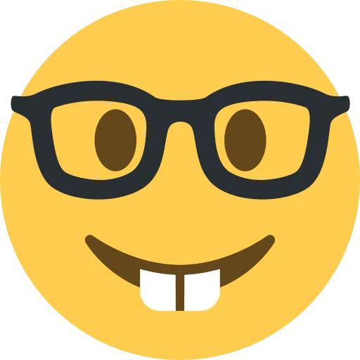 🤓 Стикер «Twemoji [Discord & Twitter]» для Telegram
