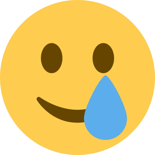 🥲 Стикер «Twemoji [Discord & Twitter]» для Telegram