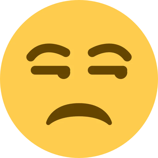 😒 Стикер «Twemoji [Discord & Twitter]» для Telegram