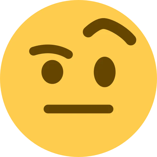 🤨 Стикер «Twemoji [Discord & Twitter]» для Telegram
