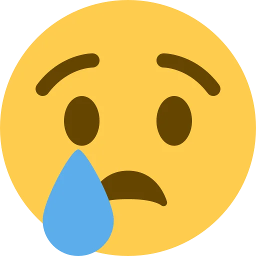 😥 Стикер «Twemoji [Discord & Twitter]» для Telegram