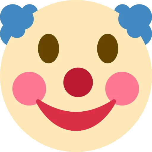 🤡 Стикер «Twemoji [Discord & Twitter]» для Telegram