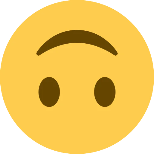 🙃 Стикер «Twemoji [Discord & Twitter]» для Telegram