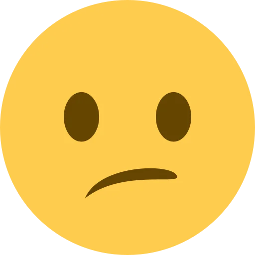 😕 Стикер «Twemoji [Discord & Twitter]» для Telegram