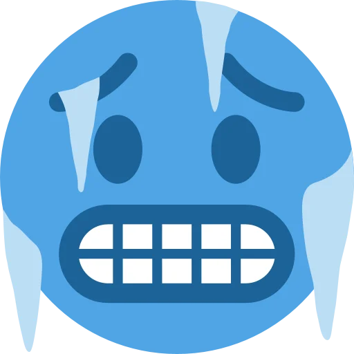 🥶 Стикер «Twemoji [Discord & Twitter]» для Telegram