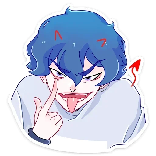 😈 Стикер «Джем без надписей» для Telegram