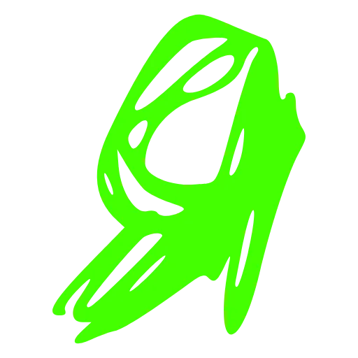 4️⃣ Эмодзи «Зелёный яркий шрифт, векторный» для Telegram