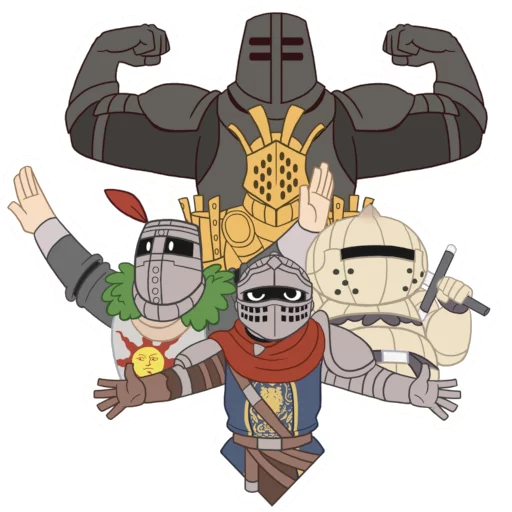 Стикерпак Dark Souls для Telegram