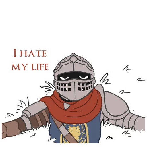 😑 Стикер «Dark Souls» для Telegram