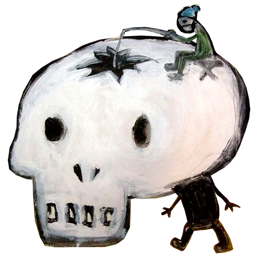 💀 Стикер «Дубяга» для Telegram