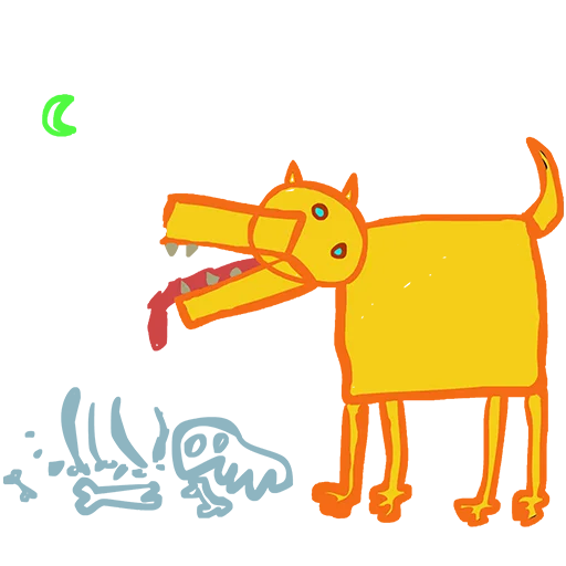 🐶 Стикер «Дубяга» для Telegram