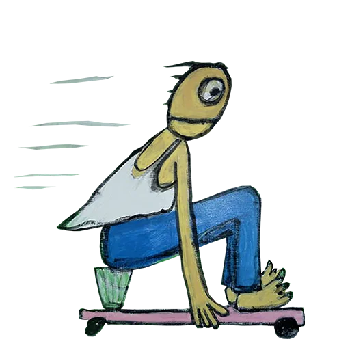🛹 Стикер «Дубяга» для Telegram