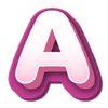 Стикерпак Purple font для Telegram