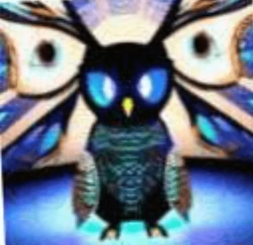🫥 Стикер «Dubstep Owl» для Telegram