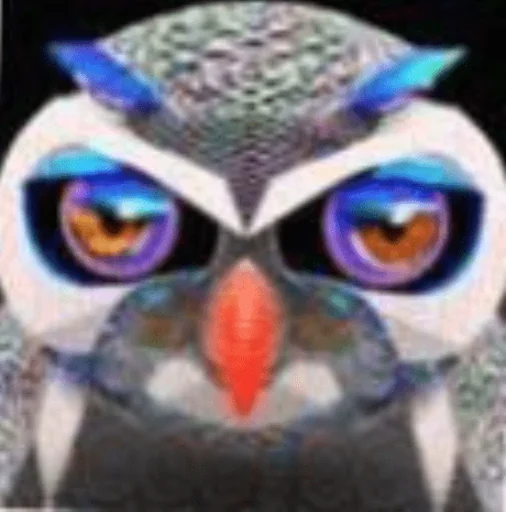 😓 Стикер «Dubstep Owl» для Telegram