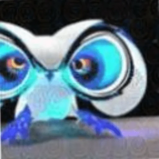 😵‍💫 Стикер «Dubstep Owl» для Telegram
