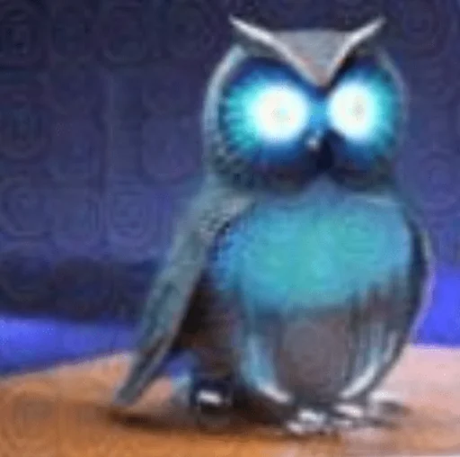 😑 Стикер «Dubstep Owl» для Telegram