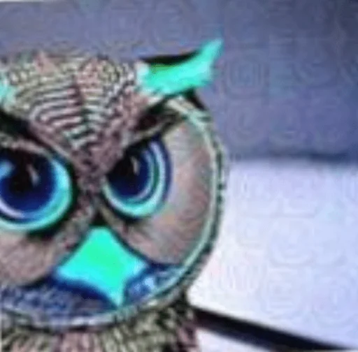 😞 Стикер «Dubstep Owl» для Telegram