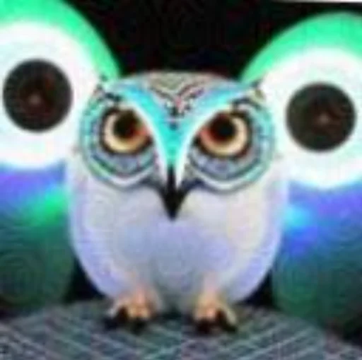 👀 Стикер «Dubstep Owl» для Telegram