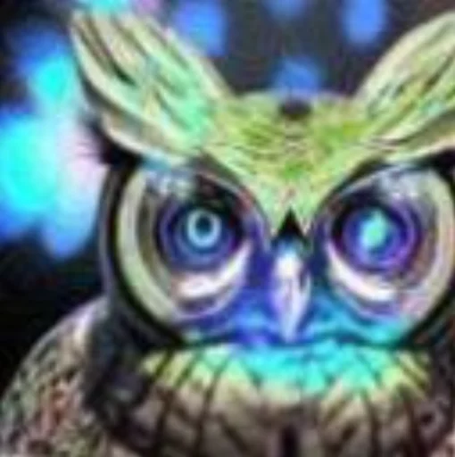 👨‍🦳 Стикер «Dubstep Owl» для Telegram