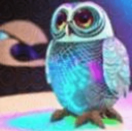 🤩 Стикер «Dubstep Owl» для Telegram