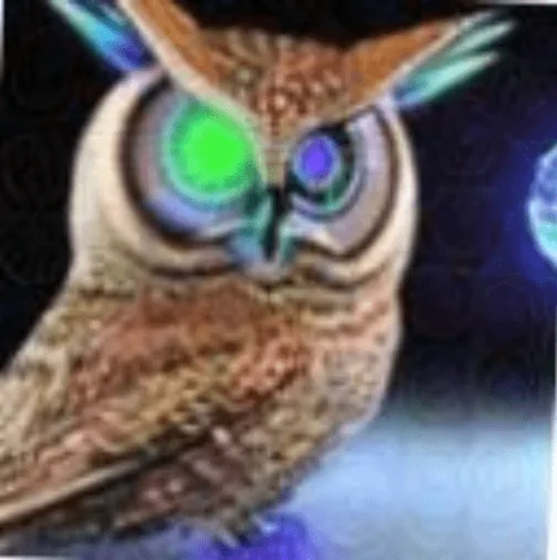 🧐 Стикер «Dubstep Owl» для Telegram