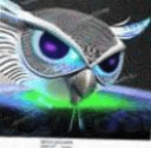 😎 Стикер «Dubstep Owl» для Telegram