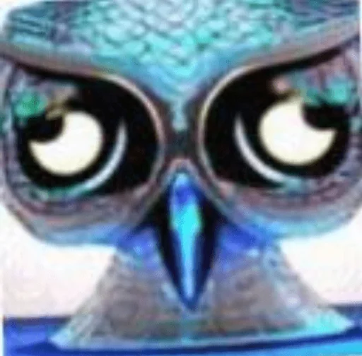 😳 Стикер «Dubstep Owl» для Telegram