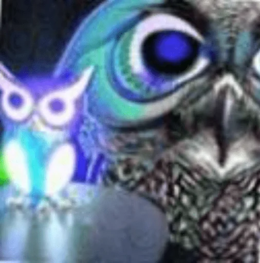 👶 Стикер «Dubstep Owl» для Telegram