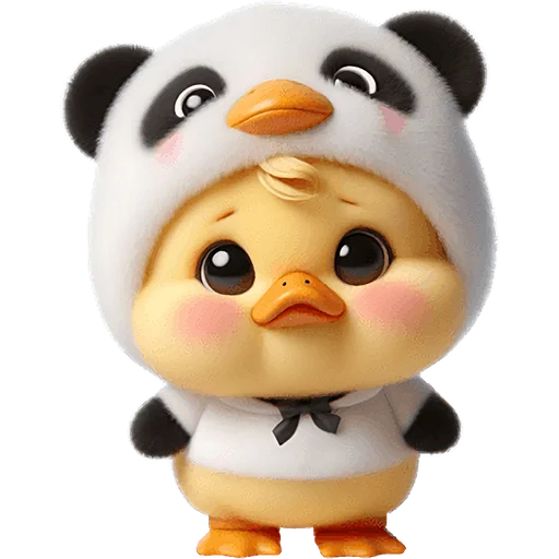 😕 Стикер «Панда утка» для Telegram