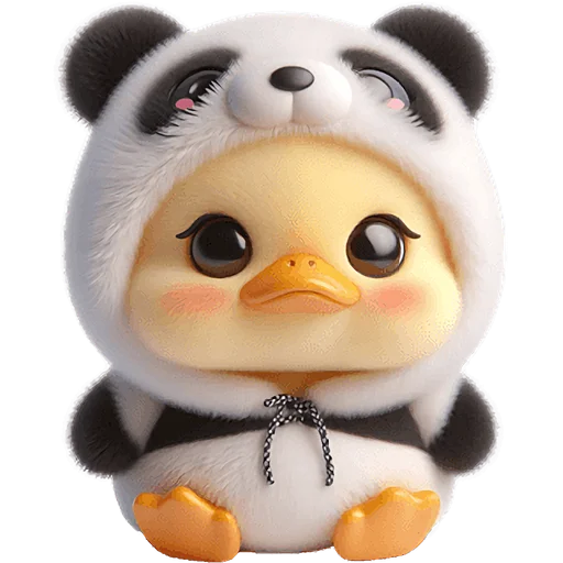 🥹 Стикер «Панда утка» для Telegram