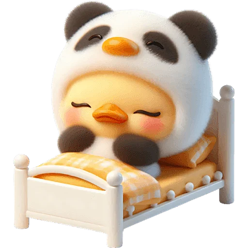 😴 Стикер «Панда утка» для Telegram