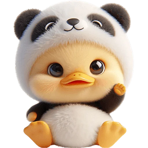 👋 Стикер «Панда утка» для Telegram