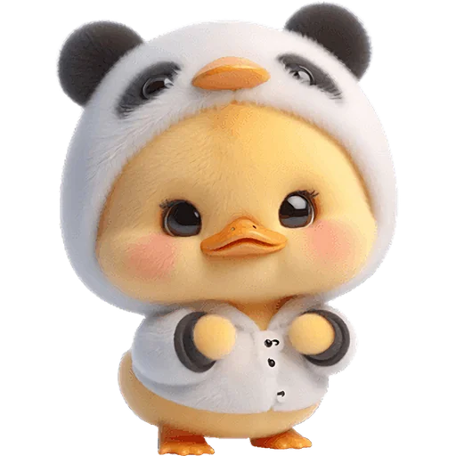 ☺️ Стикер «Панда утка» для Telegram